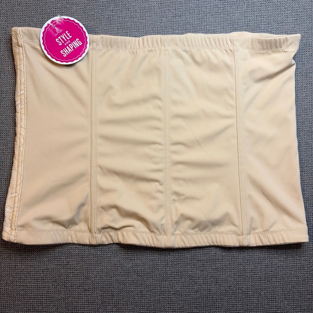 NWT Maidenform Waist Cincher Firm Control Lace Shaper Shapewear Plus Size 3XL